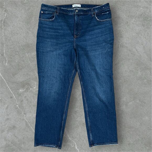 Abercrombie & Fitch Jeans Womens 40”x29” 34/18STag '90s Straight Ultra High Rise - Picture 2 of 11